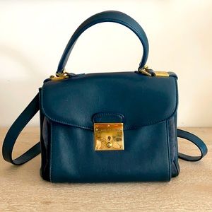 Vintage blue leather Marc Jacobs handbag